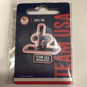 Beijing 2022 TEAM USA Olympic Pin SNOWBOARDING‎ 🏂